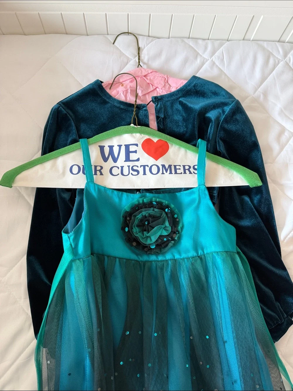 Teal Sparkle Tulle Party Dress